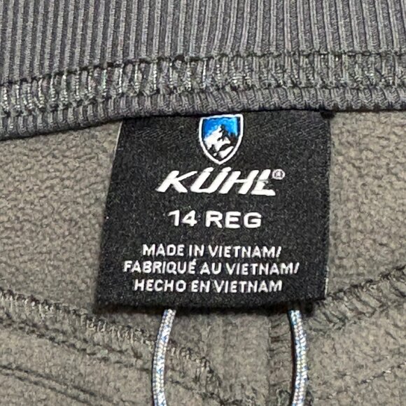 KUHL Frost Softshell 32" Pants Women's Size 14 Gray Hiking Snow Fleece Lined - Picture 6 of 13